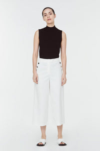 Diagonal Buttons Culottes