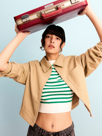 Zipped Boxy Jacket