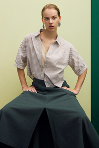 Triple-Slit Skirt