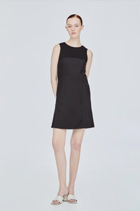 Contrast Jersey Dress