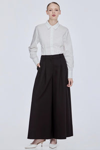 Wide Flare Trousers