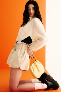 Turtleneck Panelled Top