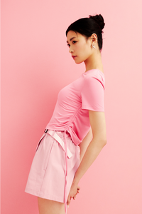 Side Ruched Top