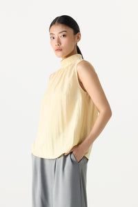 High Neck Sleeveless Top