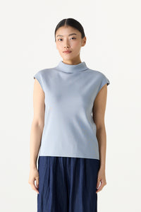 Turtle-Neck Magyar Knit Top