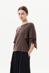 Handkerchief Sleeve Knit Top