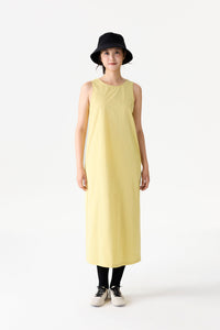 Relaxed Sleeveless Ruched Dress
