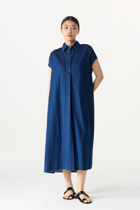 Relaxed Tunic Denim Dress