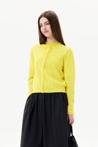 Buttoned Long-Sleeves Knit Cardigan