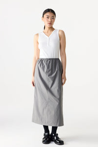 Drawstring Straight Skirt