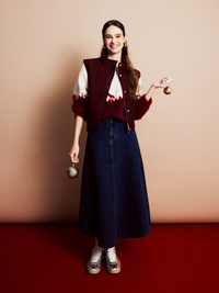 High-Neck Puffer Vest