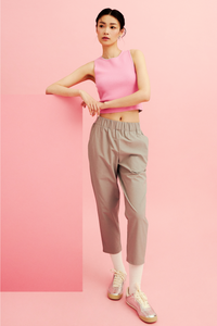 Tapered Elasticated Trousers