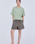 Basic Oversized Crop Top