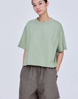 Basic Oversized Crop Top