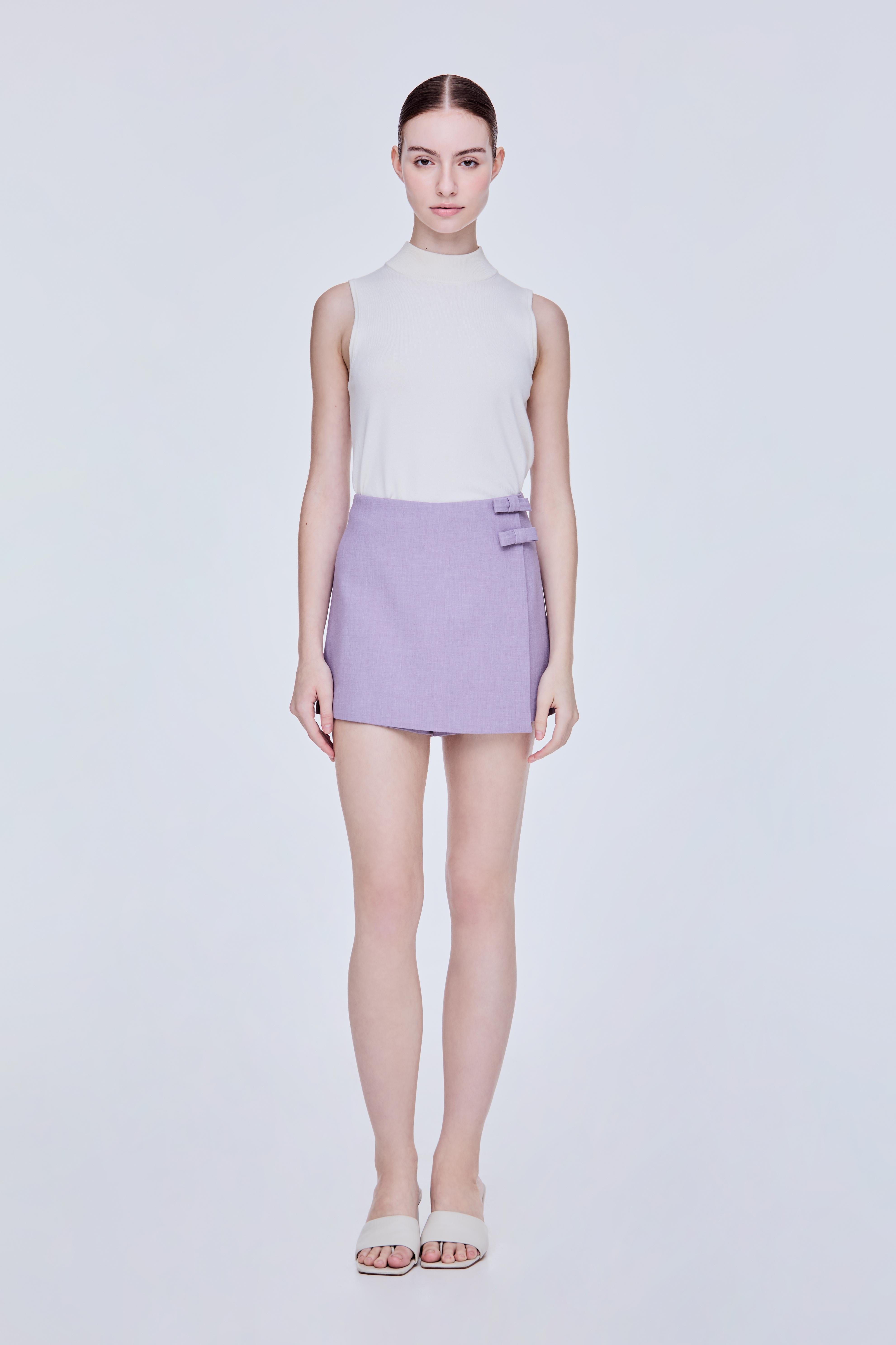 Ribbon Wrap Skort