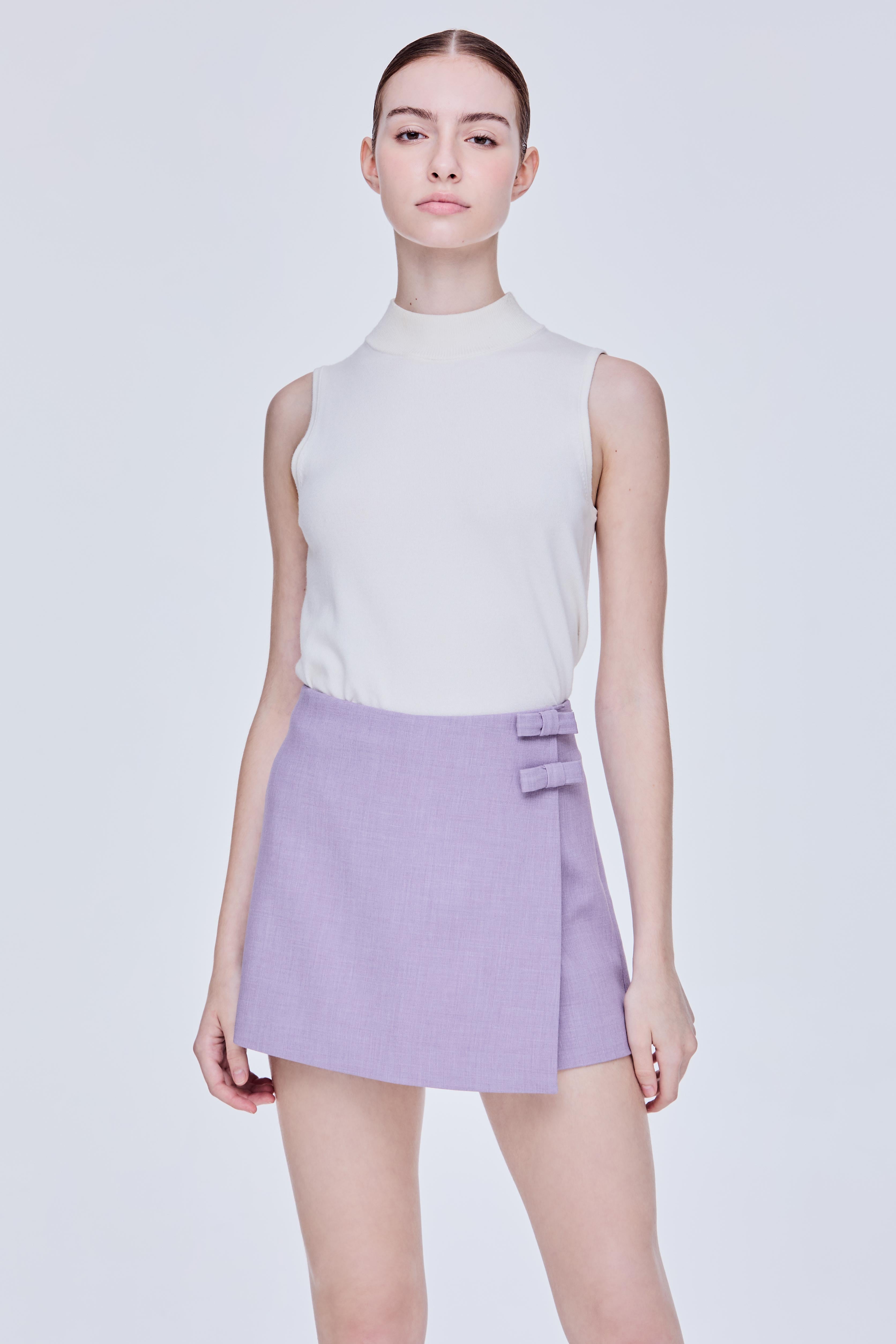 Ribbon Wrap Skort