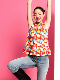 Semi-Tappered Denim Pants