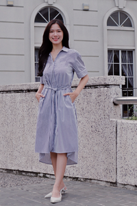 A-Line Stripes Dress
