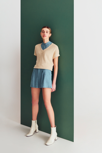 Boxy Crew Tank Blouse