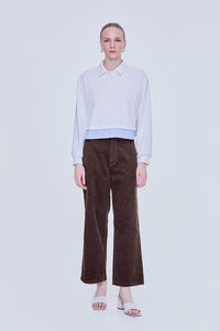 Polo Contrast Sweatshirt