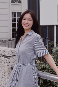A-Line Stripes Dress