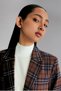 Tartan Pattern Blazer