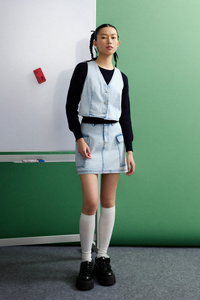 Denim Mini Skirt