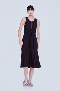 Sleeveless A-Line Cargo Dress