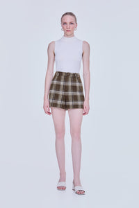Checkered Short Pants