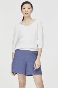 V-Neck Raglan Knit