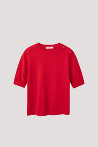 Folded Cuff Knit Top