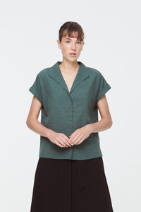 Boxy Buttondown Blouse