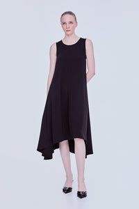 Flowy Asymmetrical Length Dress