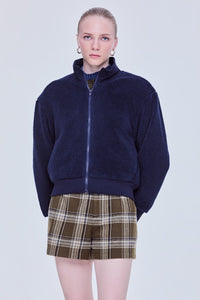 High Neck Fleece Warm Jacket