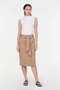 Wrapped Shift Skirt