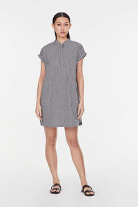 Boxy Checks Tunic Dress