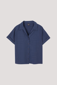 Boxy Cuffed Blouse