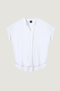 V-Neck Placket Magyar Blouse