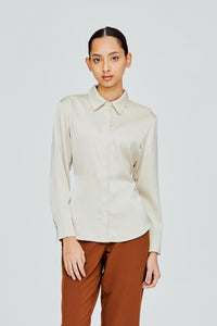 Back Self-Tie Detail Blouse