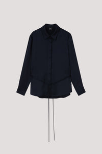 Back Self-Tie Detail Blouse