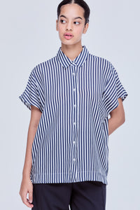 Clean Striped Blouse