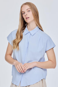 Pleated Magyar Blouse