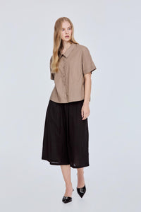Boxy Short-Sleeve Shirt