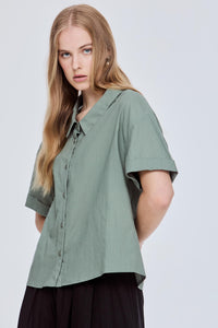 Boxy Short-Sleeve Shirt