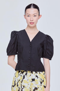Puffed Sleeve Top