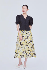 Puffed Sleeve Top