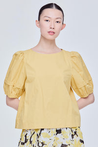 Panelled Two-Piece Sleeve Top