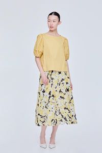 Panelled Two-Piece Sleeve Top