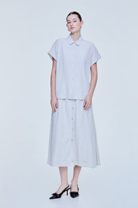 Striped Magyar Blouse