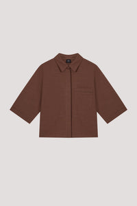 Half Sleeve Collared Blouse